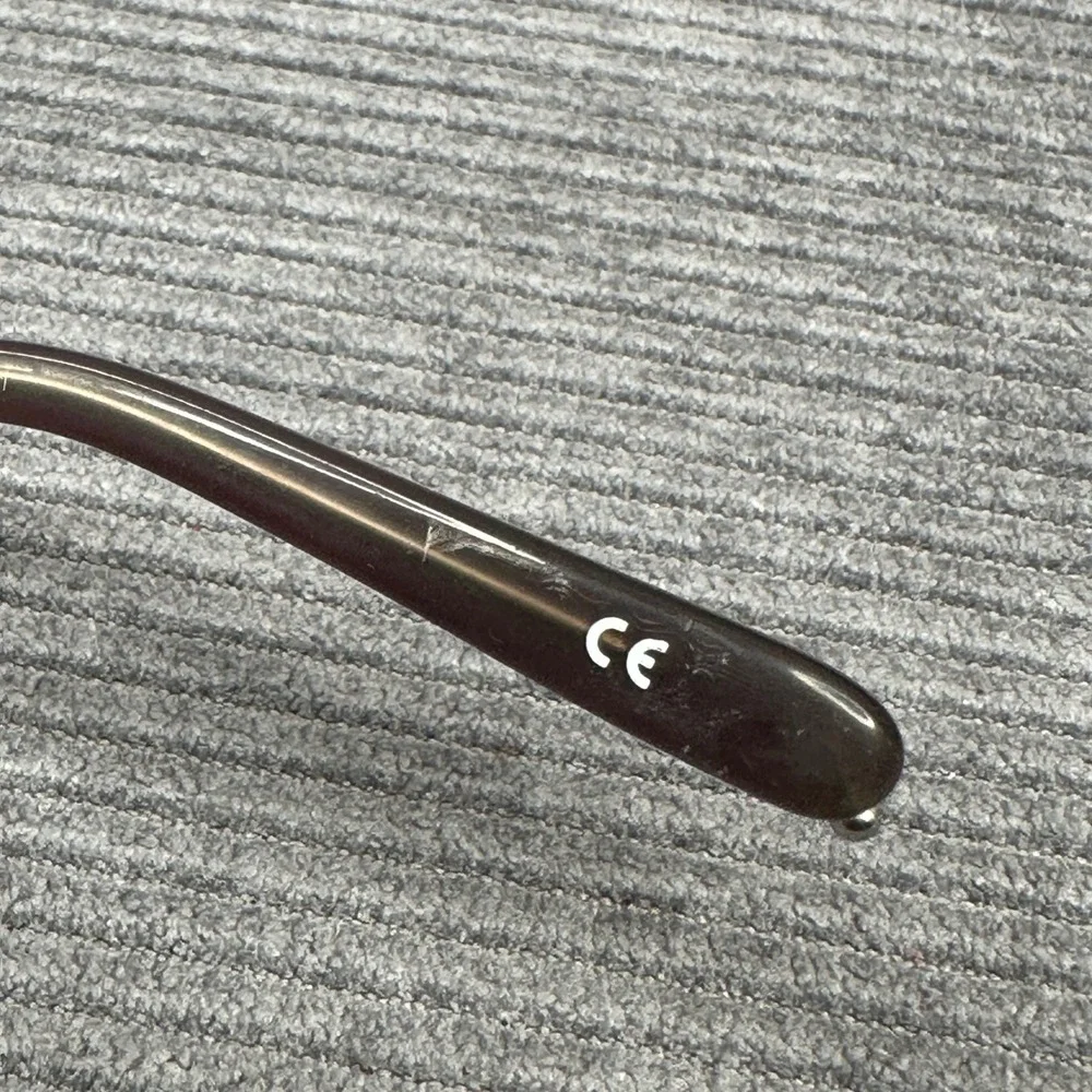 Chloe Y2K Eyeglasses Womens Plum Semi Rimles Rectangular Frames 51-17-135 France